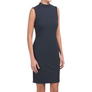 Navy dress by Sharagano